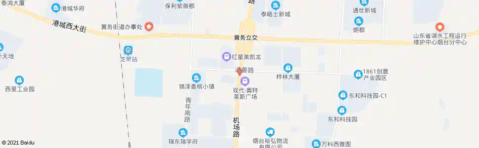 烟台立交桥_公交站地图_烟台公交_妙搜公交查询2025