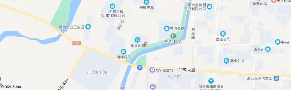 烟台南官庄东_公交站地图_烟台公交_妙搜公交查询2025
