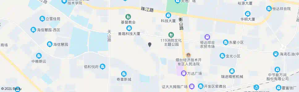 烟台凤台山路_公交站地图_烟台公交_妙搜公交查询2025