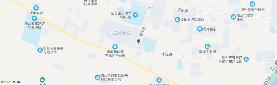 烟台兴盛名仕城(郭家屯)_公交站地图_烟台公交_妙搜公交查询2025