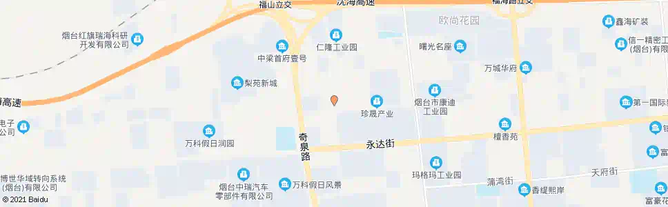 烟台烟台华中酒业_公交站地图_烟台公交_妙搜公交查询2025