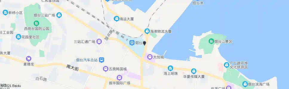 烟台火车站北广场_公交站地图_烟台公交_妙搜公交查询2025