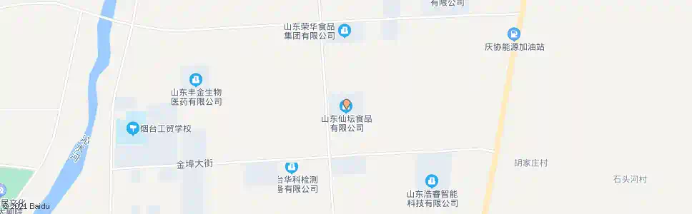 烟台仙坛食品公司_公交站地图_烟台公交_妙搜公交查询2025