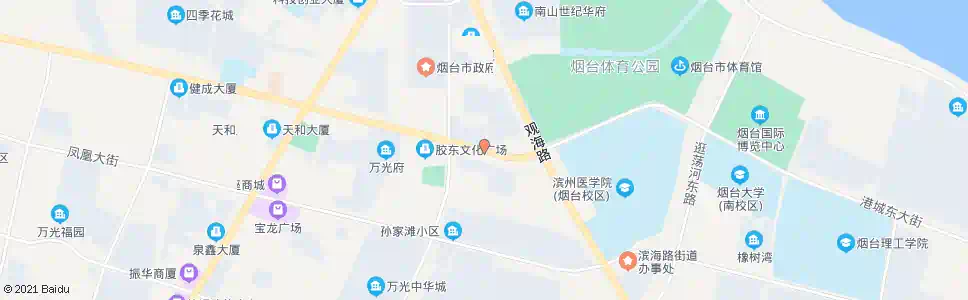 烟台市委党校_公交站地图_烟台公交_妙搜公交查询2025