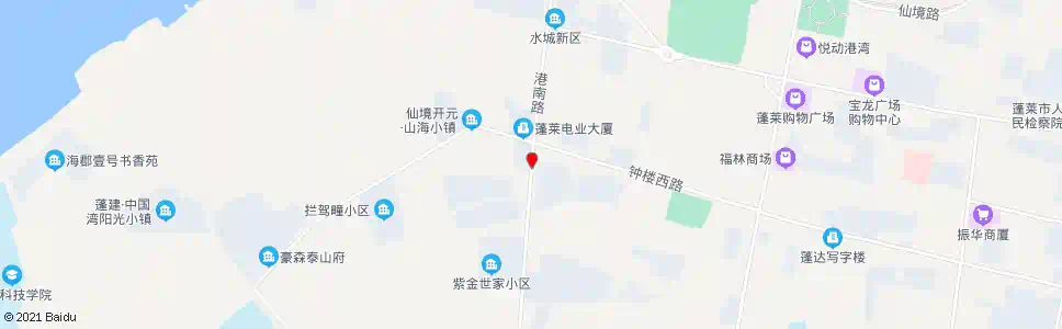 烟台紫荆山敬老院_公交站地图_烟台公交_妙搜公交查询2025