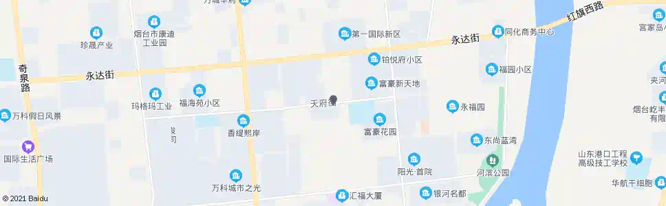 烟台富豪国际_公交站地图_烟台公交_妙搜公交查询2025