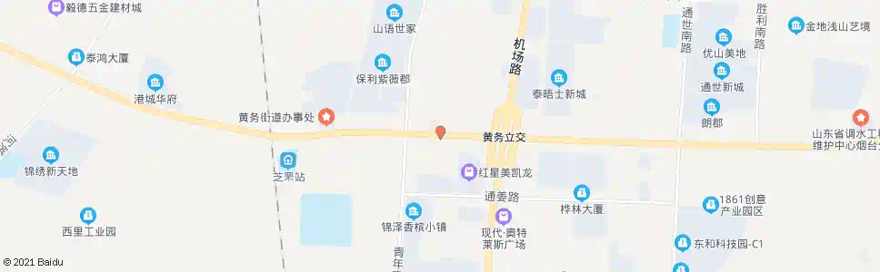 烟台黄务中心医院_公交站地图_烟台公交_妙搜公交查询2025