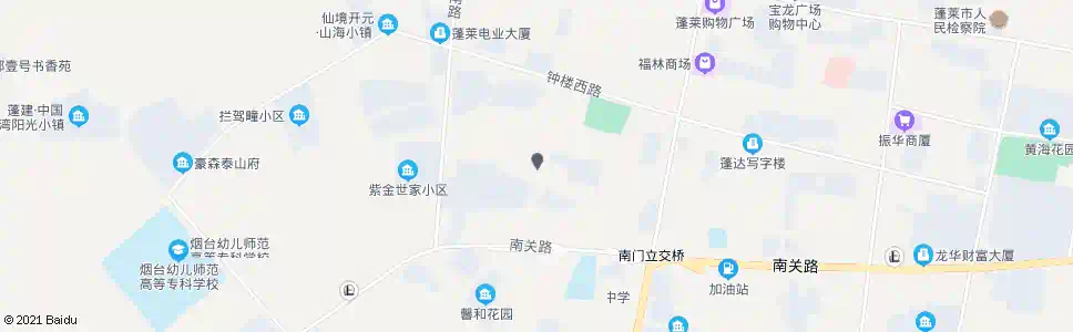 烟台干休一所_公交站地图_烟台公交_妙搜公交查询2025