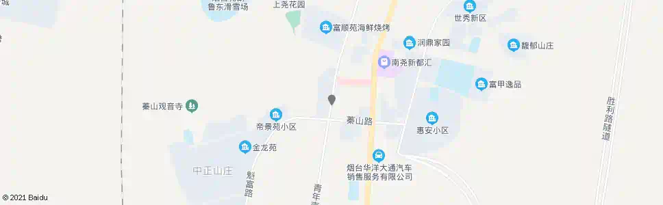 烟台青年南路_公交站地图_烟台公交_妙搜公交查询2025