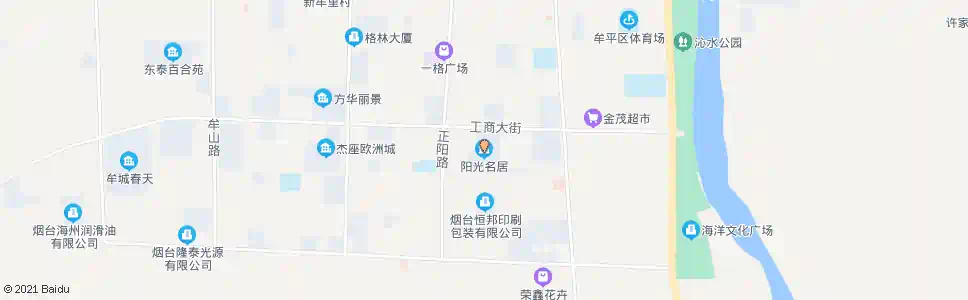烟台阳光名居_公交站地图_烟台公交_妙搜公交查询2025