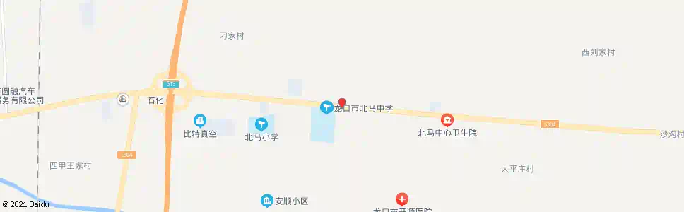 烟台北马中学_公交站地图_烟台公交_妙搜公交查询2025