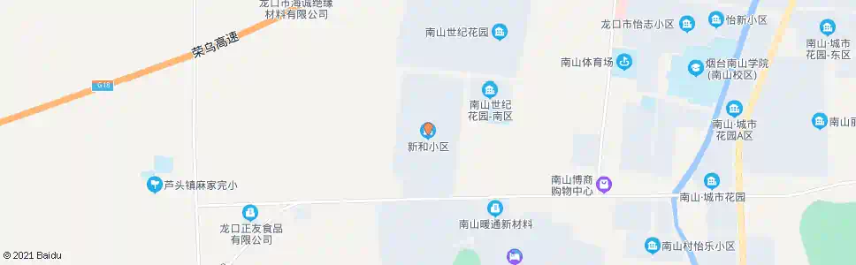 烟台新和小区_公交站地图_烟台公交_妙搜公交查询2025