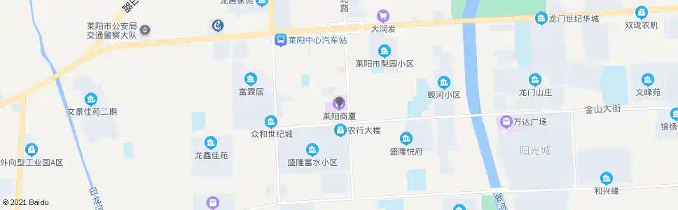 烟台莱阳商厦_公交站地图_烟台公交_妙搜公交查询2025