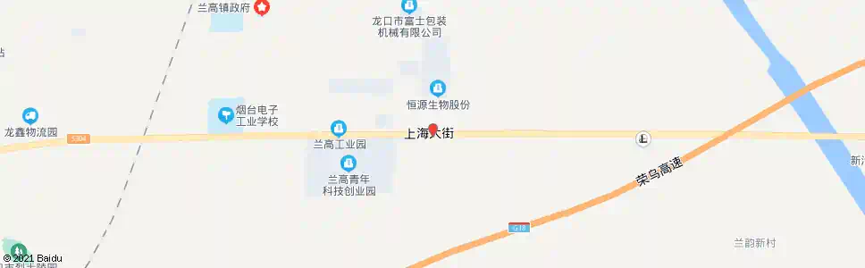 烟台欧头李家_公交站地图_烟台公交_妙搜公交查询2025