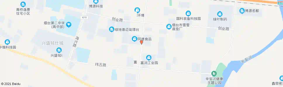 烟台创新路_公交站地图_烟台公交_妙搜公交查询2025