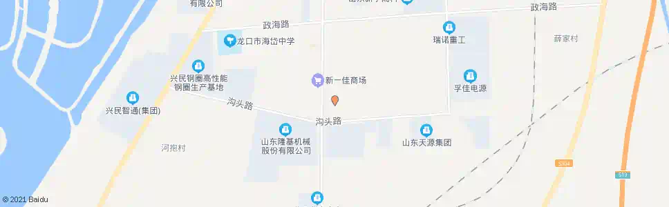 烟台沟头于家_公交站地图_烟台公交_妙搜公交查询2025