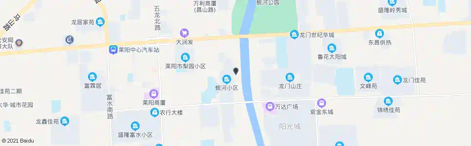 烟台蚬河小区北_公交站地图_烟台公交_妙搜公交查询2025