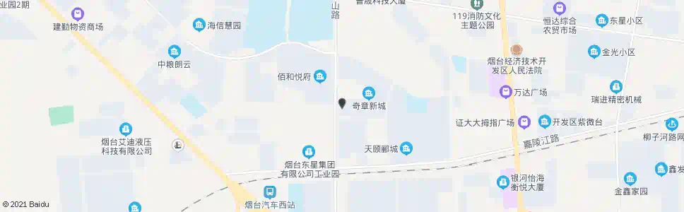 烟台奇章农贸市场_公交站地图_烟台公交_妙搜公交查询2025