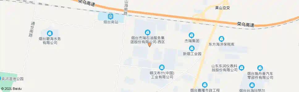 烟台杰瑞集团西区_公交站地图_烟台公交_妙搜公交查询2025