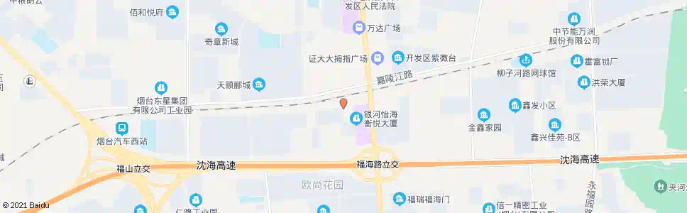烟台舒家小区_公交站地图_烟台公交_妙搜公交查询2025