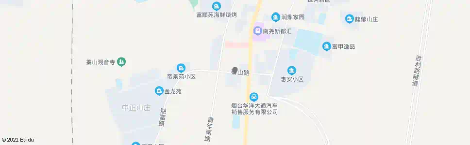 烟台蓁山屯路_公交站地图_烟台公交_妙搜公交查询2025