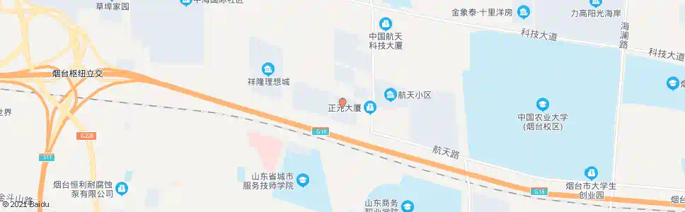 烟台正元怡居_公交站地图_烟台公交_妙搜公交查询2025