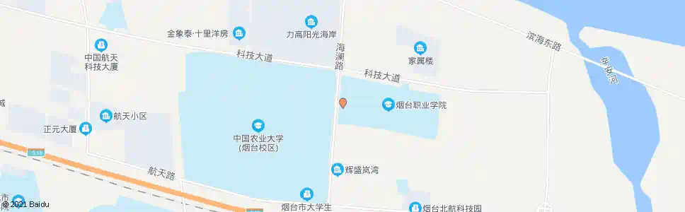 烟台职业学院西门_公交站地图_烟台公交_妙搜公交查询2025