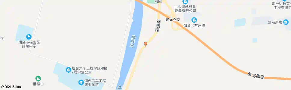 烟台崇义_公交站地图_烟台公交_妙搜公交查询2025