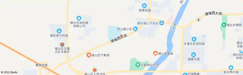 烟台福山一中_公交站地图_烟台公交_妙搜公交查询2025