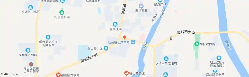 烟台御花园_公交站地图_烟台公交_妙搜公交查询2025