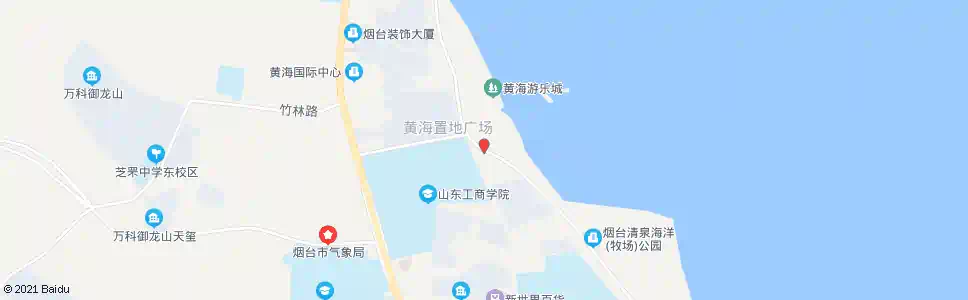烟台黄海游乐城(工商学院)_公交站地图_烟台公交_妙搜公交查询2025