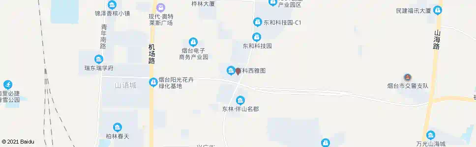 烟台东林_公交站地图_烟台公交_妙搜公交查询2025