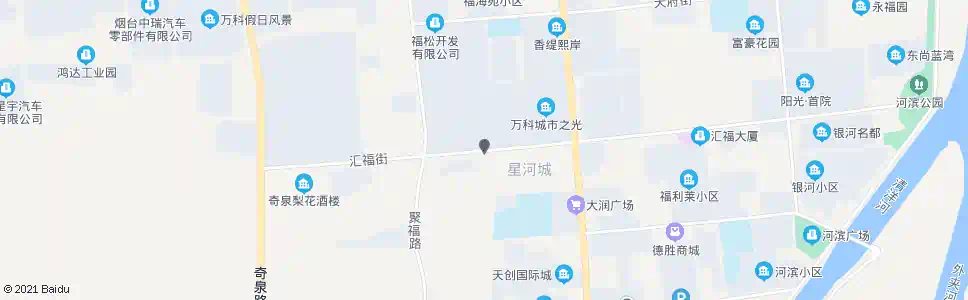 烟台汇福街_公交站地图_烟台公交_妙搜公交查询2025