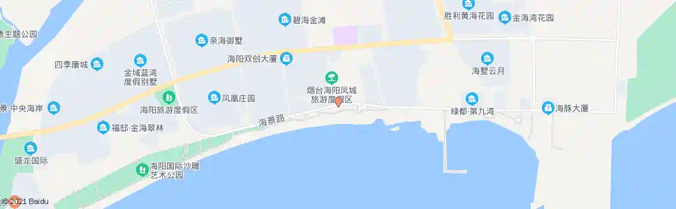 烟台黄金海岸大酒店_公交站地图_烟台公交_妙搜公交查询2025