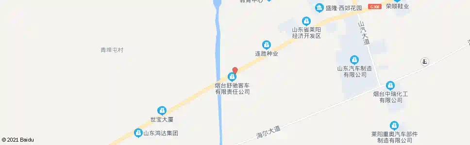 烟台舒驰客车_公交站地图_烟台公交_妙搜公交查询2025