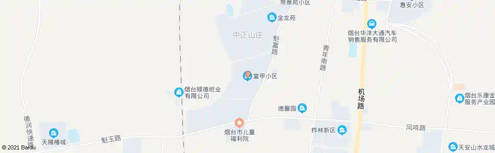烟台富甲小区_公交站地图_烟台公交_妙搜公交查询2025
