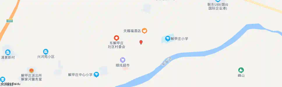 烟台东解甲庄_公交站地图_烟台公交_妙搜公交查询2025