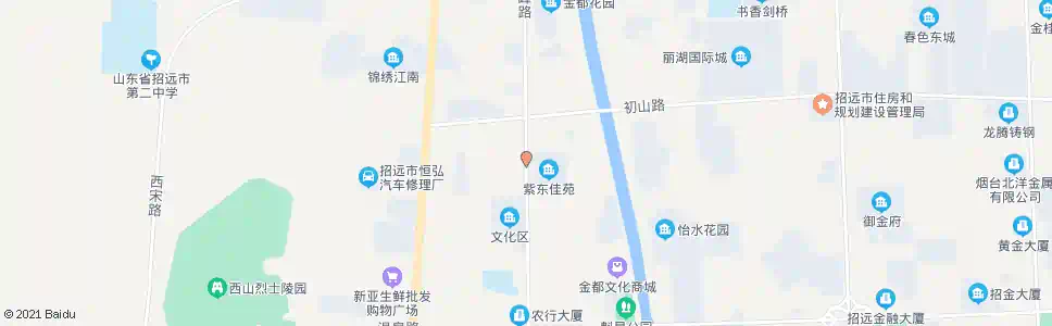 烟台紫东佳苑_公交站地图_烟台公交_妙搜公交查询2025
