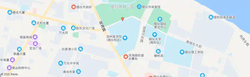 烟台滨洲医学院烟台校区_公交站地图_烟台公交_妙搜公交查询2025