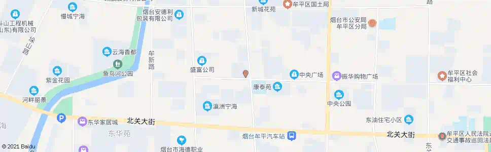烟台金茂超市(星泰花园)_公交站地图_烟台公交_妙搜公交查询2025