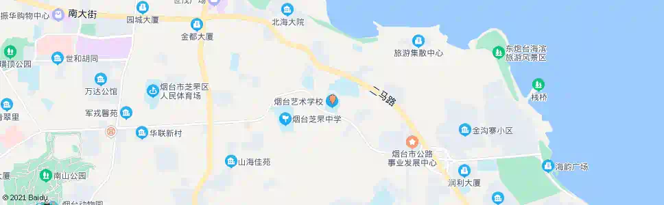 烟台烟台艺术学校_公交站地图_烟台公交_妙搜公交查询2025