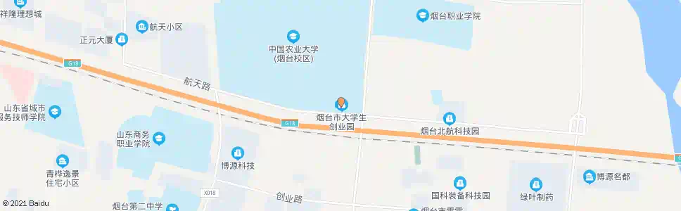 烟台农业大学南门_公交站地图_烟台公交_妙搜公交查询2025