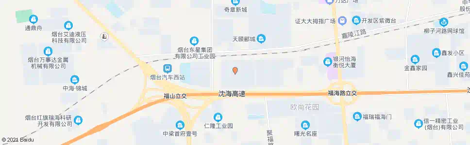 烟台海信天山郡_公交站地图_烟台公交_妙搜公交查询2025