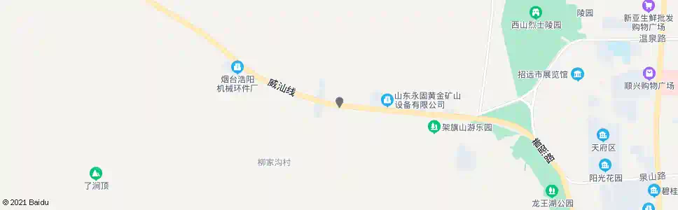 烟台黄土崖_公交站地图_烟台公交_妙搜公交查询2025