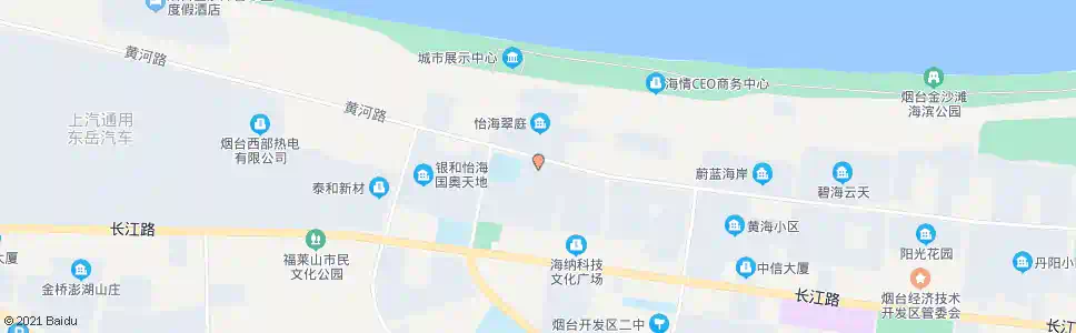 烟台华明星海湾北门_公交站地图_烟台公交_妙搜公交查询2025