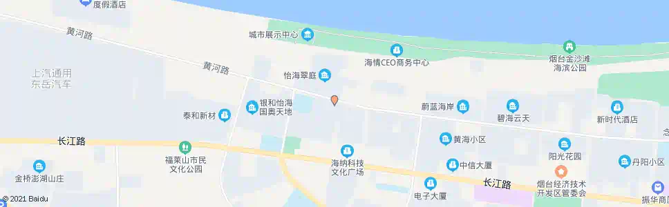 烟台华明星海湾_公交站地图_烟台公交_妙搜公交查询2025