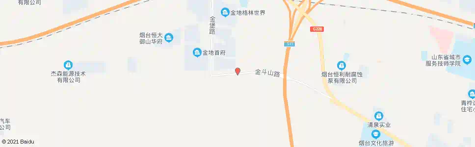 烟台金斗山路_公交站地图_烟台公交_妙搜公交查询2025