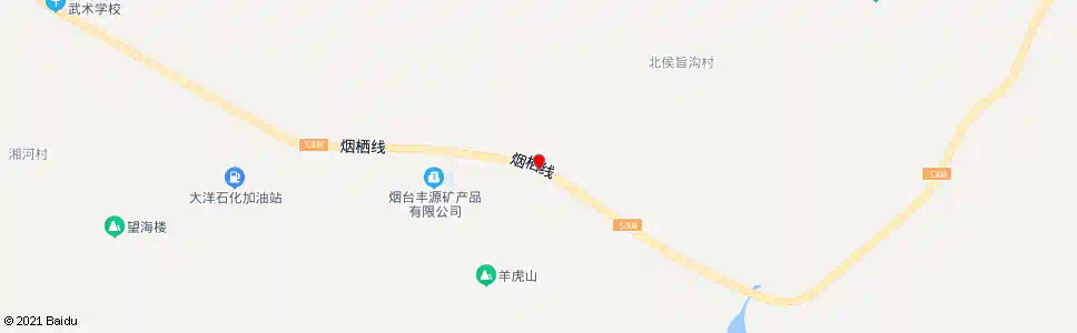 烟台北侯旨沟_公交站地图_烟台公交_妙搜公交查询2025