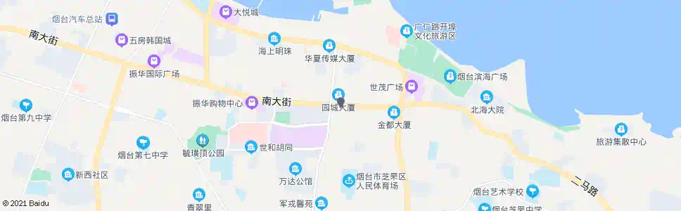 烟台所城里北门_公交站地图_烟台公交_妙搜公交查询2025