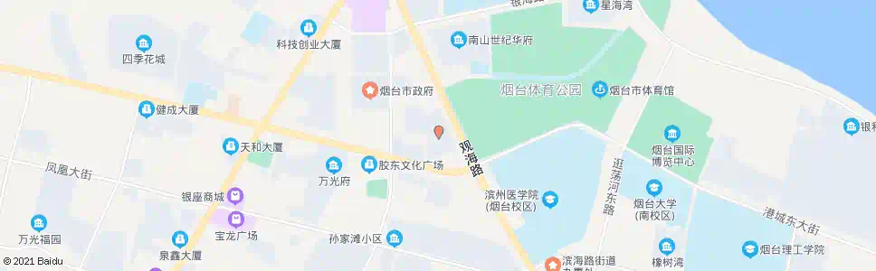 烟台广播电视台南站_公交站地图_烟台公交_妙搜公交查询2025